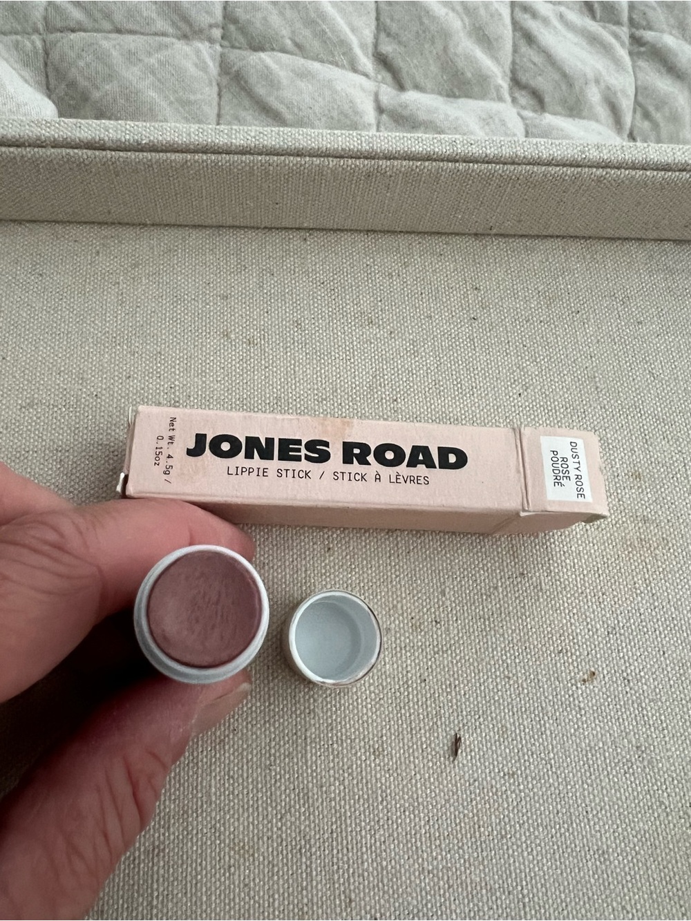 Jones Road Lippie Stick in Dusty Rose Pink